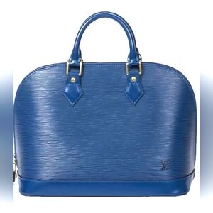 LOUIS VUITTON ALMA BLUE EPI LEATHER BAG💙💙💙
